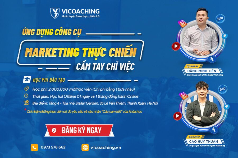 Ứng dụng công cụ Marketing
